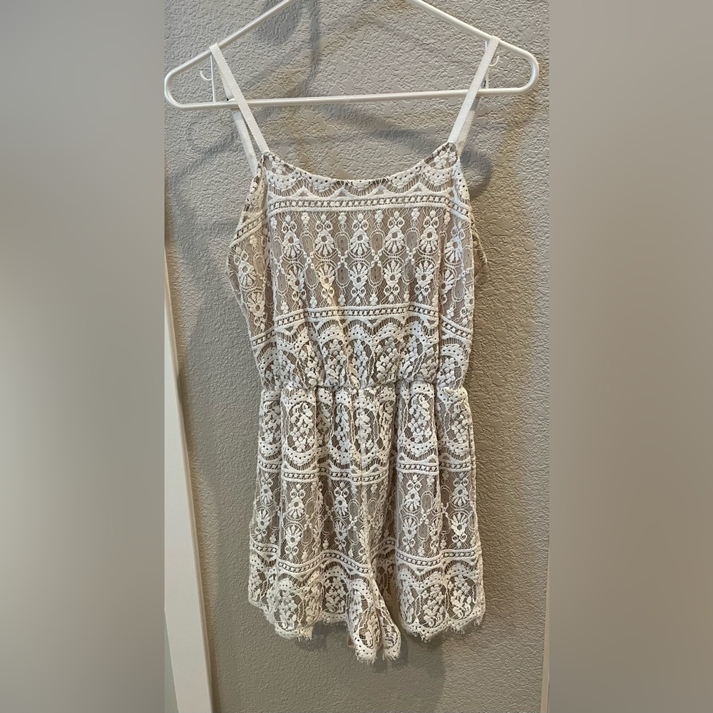 Alice + Olivia Lace Romper